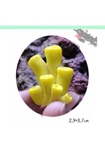 K Tarzı Yapay Reçine Mercan Balık Tankı Manzara Akvaryum Süslemesi Simülasyon Sahte Mercan Taşı Su Ürünü (Yurt Dışından)