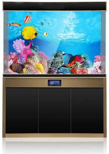 Arkaplan H Stili 40X62CM Balık Tankı Manzara Stickeri Akvaryum Arka Plan Dekorasyon Stickeri Poster Arka Planı Için Akvaryum Okyanus Bitkisi Aquascape Boyama (Yurt Dışından) fırsatları