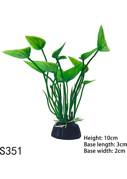 S351 Stili ✅simülasyon Yapay Bitkiler Akvaryum Dekor Plastik Sualtı Yosunu Çim Akvaryum Aksesuarları Balık Tankı Dekorasyon Süs (Yurt Dışından)