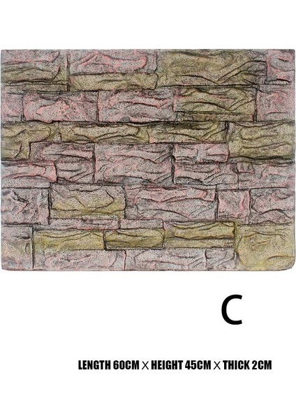 C Stili 3D Köpük Taş Akvaryum Arka Fon Tahta Dekor Köpük Tahta Kertenkele Balık Tankı cm Sdf-Gemi (Yurt Dışından)