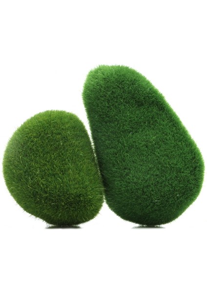 L Tarzı Balık Tankı Karides Yosunu Topu Kendin Yap Marimo Yosun Topları Yapay Çim Halı Mini Peri Bahçesi Mikro Teraryum Süs Dekorasyon (Yurt Dışından) modelleri