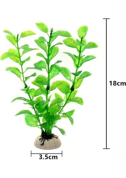 No.8 Stili Yapay Su Akvaryum Süsleri Sualtı Bitkileri Balık Tankı Plastik Akvaryum Çiçek Çim Süs Dekor Aksesuarları (Yurt Dışından)