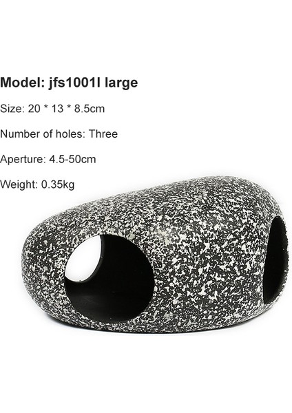 Büyük Stil 1 Bilgisayar Akvaryum Cichlid Taş Seramik Mağara Akvaryum Balık Tankı Havuz Karides Yetiştirme Süs Eşyası Dekoratif Mermer Yeni (Yurt Dışından)