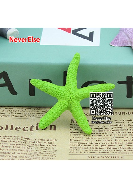 Yeşil Stil Resim Olarak Küçük Çaplı 5cm Deniz Yıldızı Reçine Yapay Yıldız, Akdeniz Denizi Okyanus El Işi El Sanatları Dekorasyonu Akvaryum Balık Tankı (Yurt Dışından)