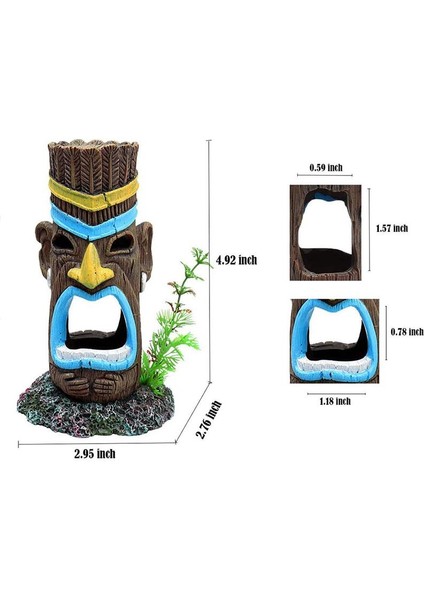 Yerli Şekilli Stil Balık Tankı Peyzaj Dekorasyon El Sanatları Reçine Antik Buddha Heykeli Ev Akvaryum Balık Tankı Reçine Süs Eşyaları Hediyeler (Yurt Dışından)