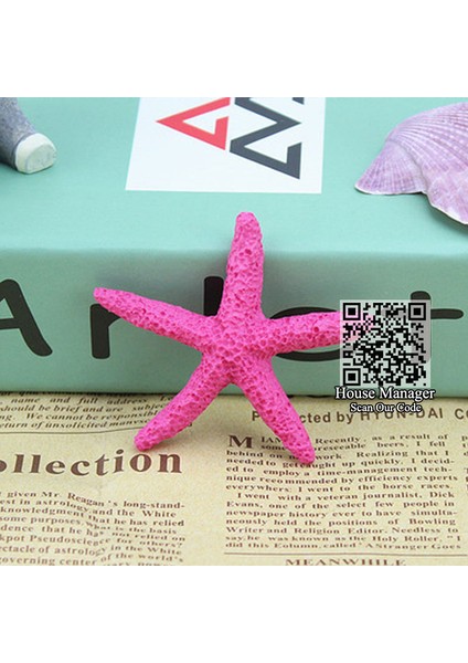 Pembe Tarzı Resim Olarak Akvaryum Reçine Malzemeli Yapay Denizyıldızı Deniz Yıldızı, Akdeniz Tarzı Okyanus Dekorasyonu Renkli Su Manzarası Balık Tankı Için (Yurt Dışından)