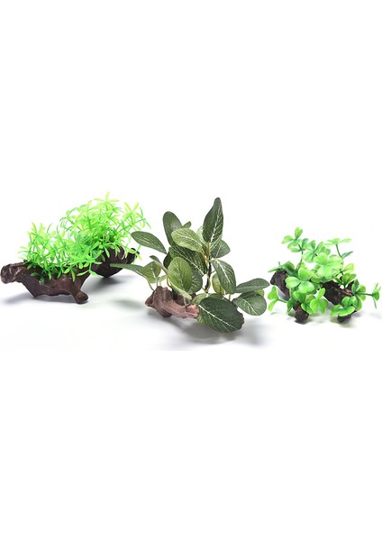 B Tarzı Yapay Sahte Kaplumbağa Balık Tankı Bitkileri Çim Akvaryum Sucul Peyzaj Dekorasyon Süsü (Yurt Dışından) indirimleri