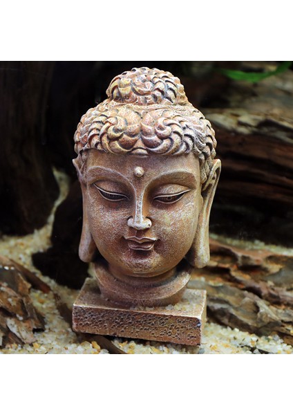15X6.5X23 cm Stili Akvaryum Süsleme Balık Tankı Peyzaj Keçe Buddha Heykeli Süs Eşyaları Aquascape Manzara Ev Dekor Aksesuarları (Yurt Dışından) indirimleri