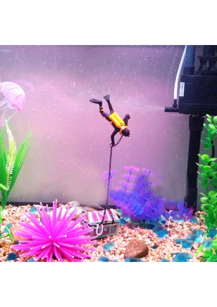 No.1 Tarzı Akvaryum Dalıcı Hazine Aksiyon Sandık Süsü Balık Tankı Hava Avcısı Sualtı Manzara Süsleri (Yurt Dışından) modelleri