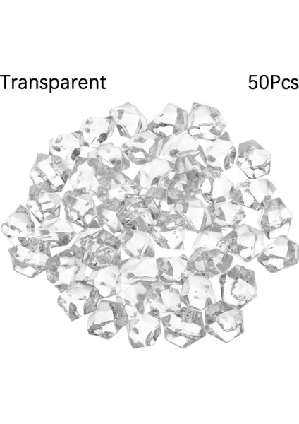 Şeffaf Stil Yeni Çanta Renkli Akvaryum Akrilik Taşlar Kristal Dondurma Küpleri Dekor Vazo Dolgu Çakıl Balık Tankı Ev Süsü Peyzaj (Yurt Dışından)