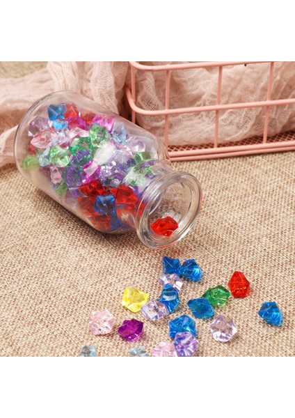 Şeffaf Stil Yeni Çanta Renkli Akvaryum Akrilik Taşlar Kristal Dondurma Küpleri Dekor Vazo Dolgu Çakıl Balık Tankı Ev Süsü Peyzaj (Yurt Dışından) modelleri