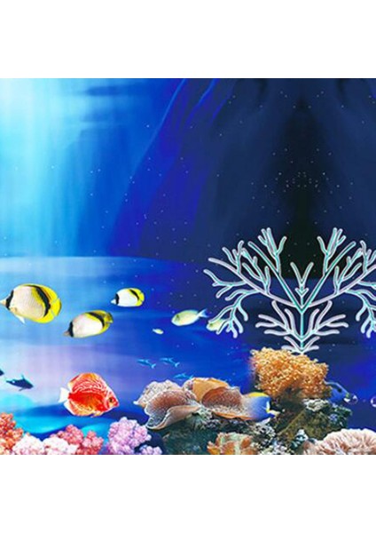 C Stili 40X60CM Akvaryum Manzara Sticker Poster Balık Tankı 3D Arka Plan Boyama Sticker Çift Taraflı Okyanus Deniz Bitkileri Arka Plan Akvaryum Dekorasyon (Yurt Dışından) modelleri