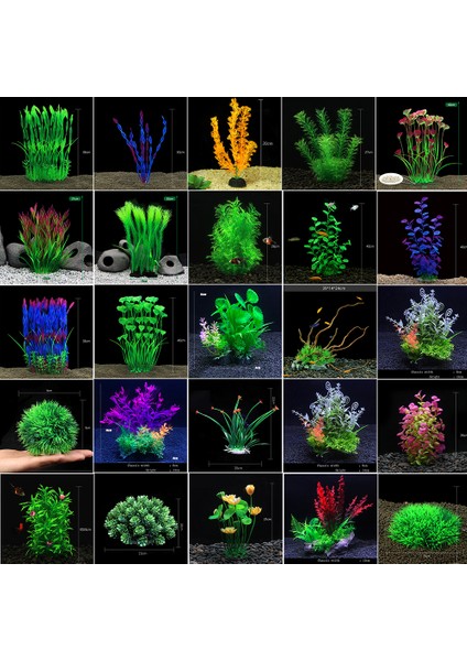 Ön Plan Çimen 11 Stili Yapay Su Bitkileri Akvaryum Bitkileri Balık Tankı Dekorasyonları Ev Ofis Akvaryumu Simülasyon Hidroponik Bitkiler (Yurt Dışından) fiyatları