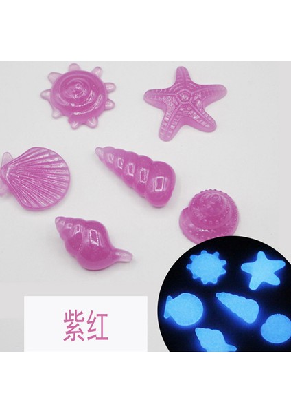 No.4 Tarzı 50 Parça Glow Taş Akvaryum Dekoratif Parlayan Taş Luminous Sahte Çakıl Deniz Canlıları Denizyıldızı Güneşli Balık Tankları Dekorasyon Bahçe (Yurt Dışından)