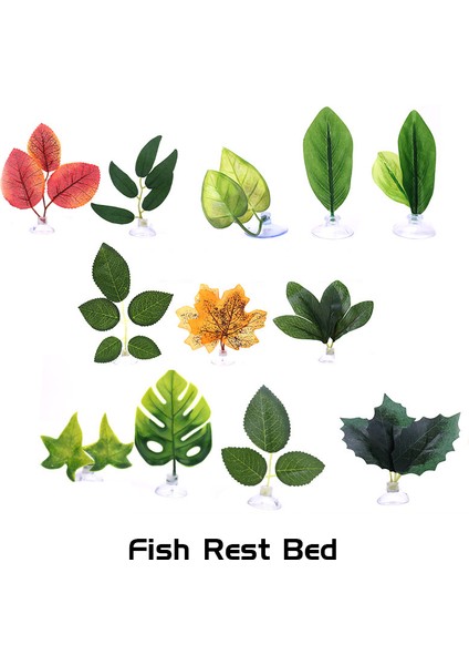 Yeşil Stil 3 Adet Yeni Yapay Bitki Yapraklı Tropikal Akvaryum Dekor Beta Hamak Balık Dinlenme Yatağı Balık Dinlenme Üreme Çevre Koruma (Yurt Dışından) indirimleri