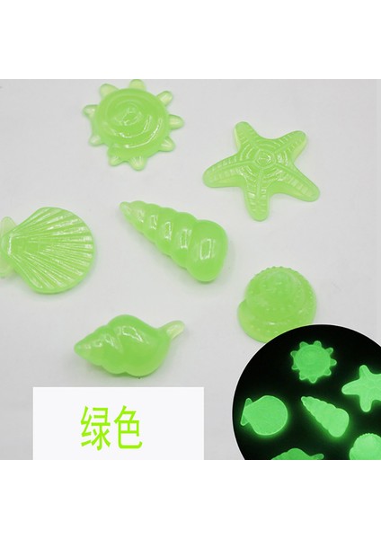 No.6 Tarzı 50 Parça Glow Taş Akvaryum Dekoratif Parlayan Taş Luminous Sahte Çakıl Deniz Canlıları Denizyıldızı Güneşli Balık Tankları Dekorasyon Bahçe (Yurt Dışından)