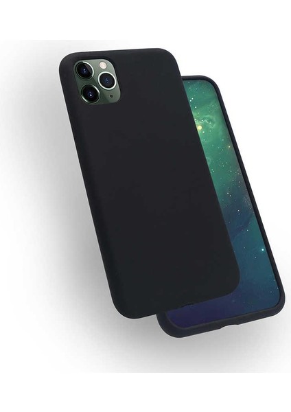 iPhone 11 Pro Kılıf Kadife İç Yüzey Wireless Destekli Silk Silikon