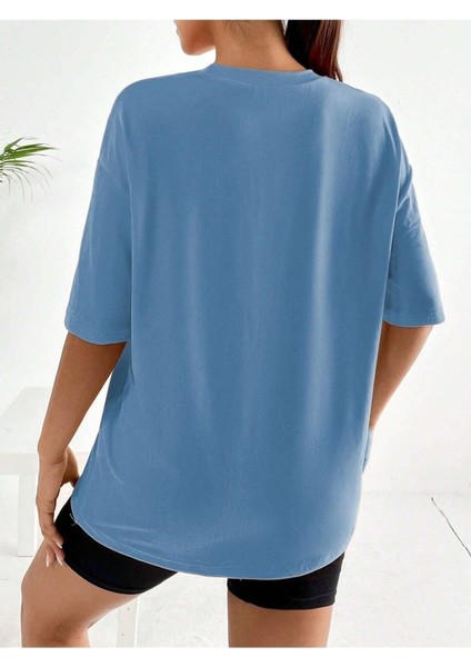 You Decide Baskılı Kadın Oversize Salas T-Shirt Boyfriend fiyatları