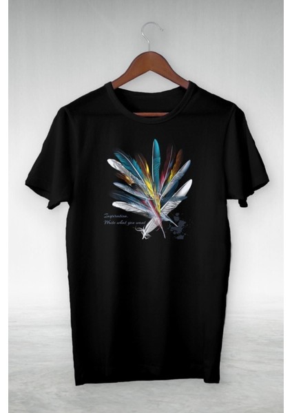 Unisex Oversize Tüy Baskılı Tshirt