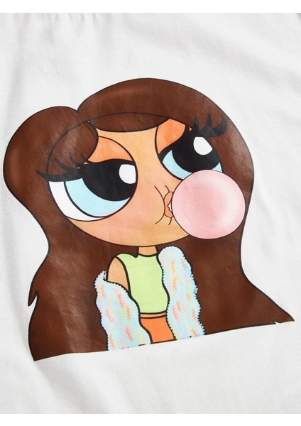 Sakızlı Kız Baskılı Oversize T-Shirt Salas Boyfriend fiyatları