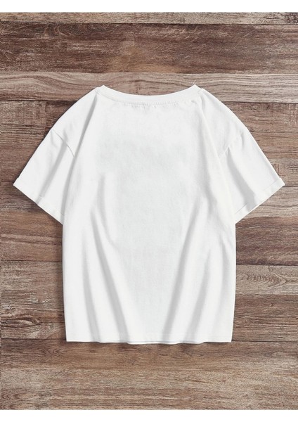 Sakızlı Kız Baskılı Oversize T-Shirt Salas Boyfriend modelleri