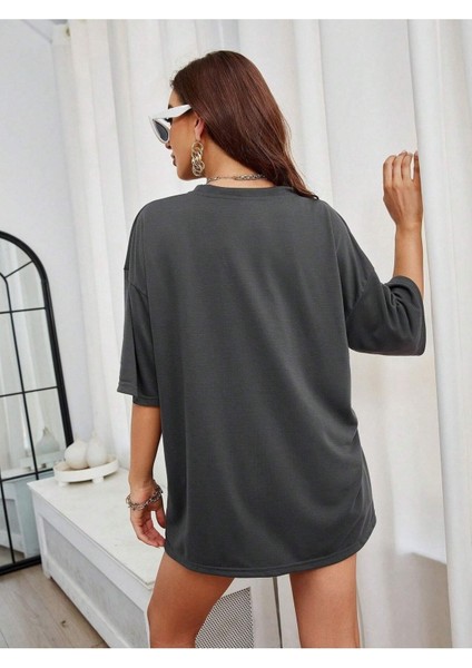 Surf Riders Baskılı Kadın Oversize T-Shirt Salaş Boyfirend fiyatları