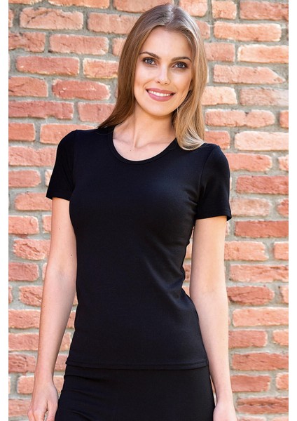 ANIL MAN8532 Bayan Termal Kısa Kol T-Shirt