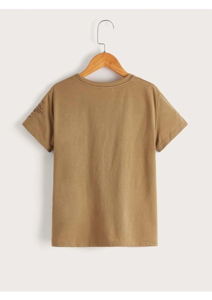 Unisex Bej Oversize T-Shirt fiyatları