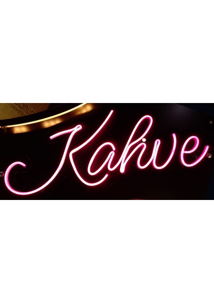 Kahve Neon Yazı