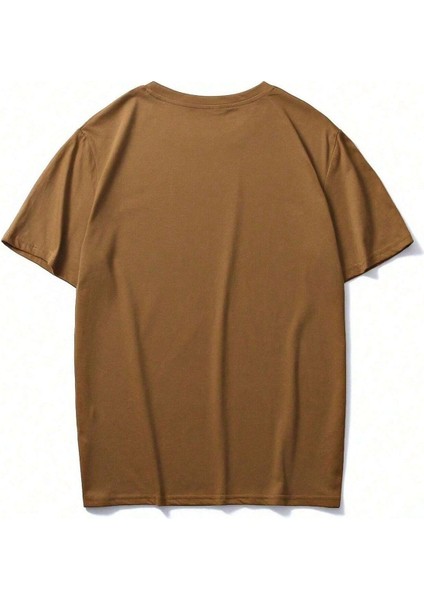 Kupa A / J Baskılı Oversize Erkek T-Shirt Salaş Boyfirend fiyatları