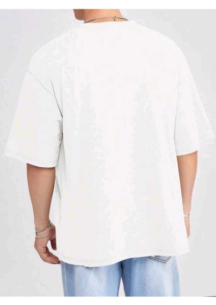 Erkek Düz Basic Oversize Salaş T-Shirt Ünisex Boyfirend fiyatları