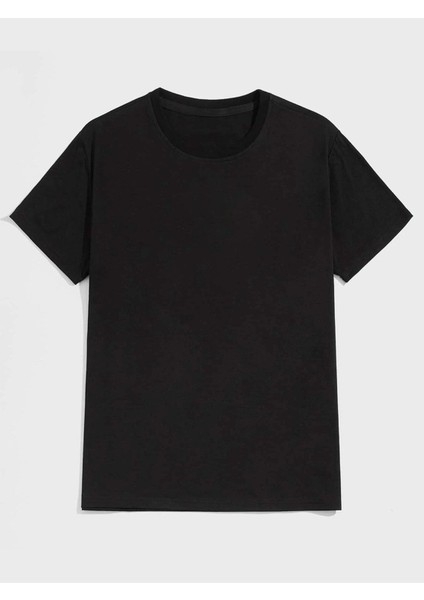 Unisex Gezegen Baskılı Oversize T-Shirt