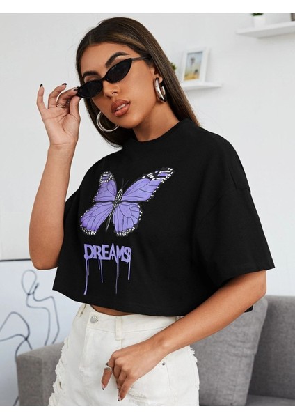 Crop Kelebek Baskılı fırsatları