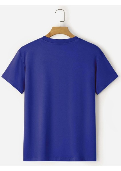 Unisex Minimal Shark Baskılı T-Shirt fiyatları