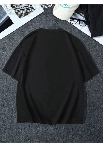 7 Rakam Baskılı Oversize Erkek T-Shirt Salaş Boyfirend fiyatları