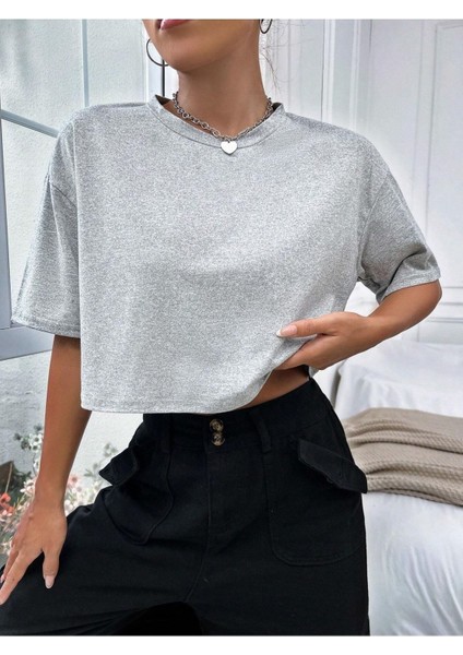 Kadın Crop Oversize Good Thıngs Baskılı fiyatları