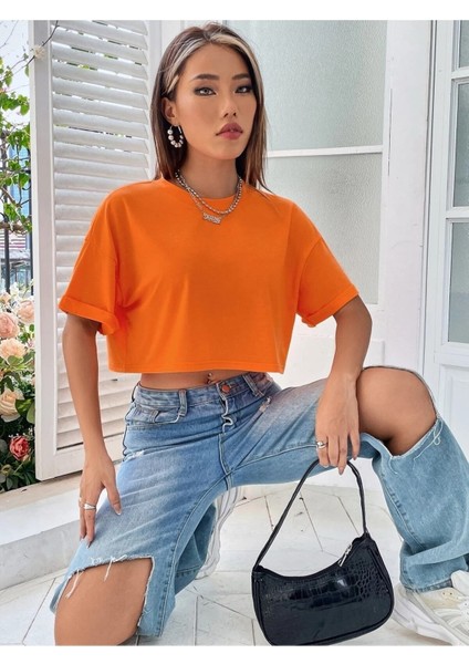 Kadın Crop Oversize