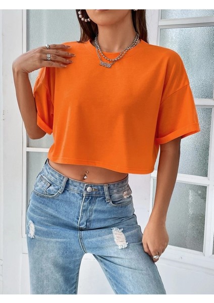 Kadın Crop Oversize