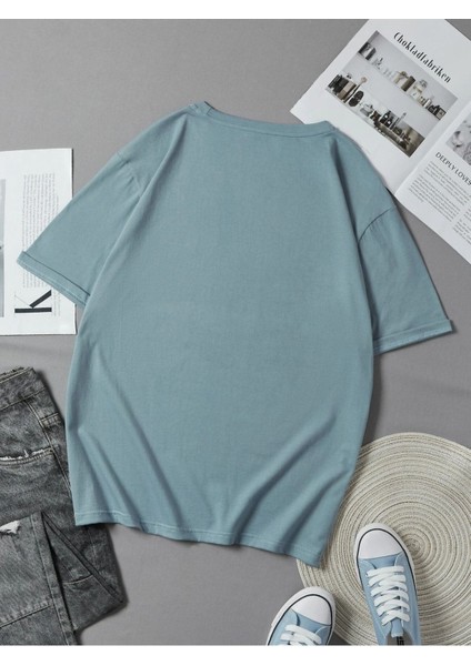 Unisex Malibu Baskılı Oversize T-Shirt fiyatları