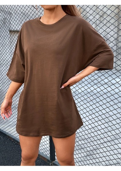 Kadın Basic Oversize T-Shirt