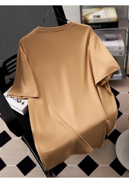 Anime Tema Baskılı Oversize Erkek T-Shirt Salaş Boyfirend modelleri