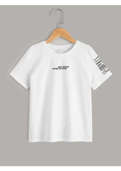 Unisex Bej Oversize T-Shirt