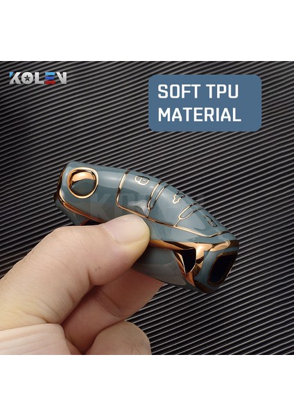 Sadece Yeşil Kasa Tpu Araba Anahtar Kılıfı Kapak Tutucu Kabuk Vw Volkswagen Polo Golf Passat Beetle Caddy Tiguan Skoda Octavia Kodiaq Seat Leon Altea Için (Yurt Dışından) indirimleri