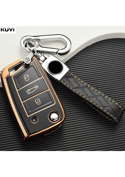 Kırmızı Vw Volkswagen Golf 7 Mk7 Tiguan Mk2 Seat Ateca Leon Fr 2 Ibiza Skoda Octavia A7 Için Tpu Araç Uzaktan Kumanda Anahtar Kılıfı Kapak Kabuk (Yurt Dışından) indirimleri