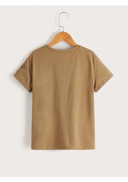 Unisex Bej Oversize T-Shirt fiyatları