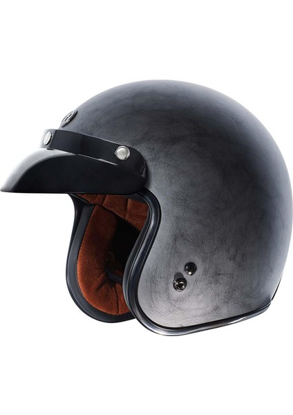 Torc T-50 Weathered Açık Motosiklet Kaskı Gümüş fırsatları