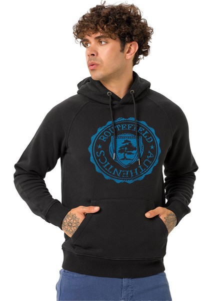 Halvor Erkek Günlük Sweatshirt Siyah