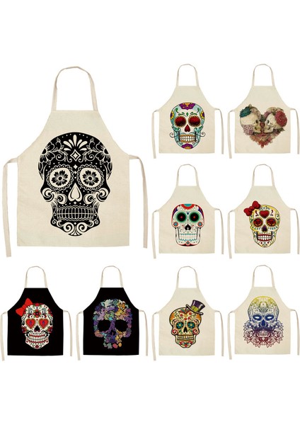 R Stili Mutfak Desenli Kollu Önlük Pişirme Kollu Pamuk Keten Önlük Yetişkin Önlük Ev Temizlik Aksesuarları 53*65Cm Mc0026 (Yurt Dışından) indirimleri