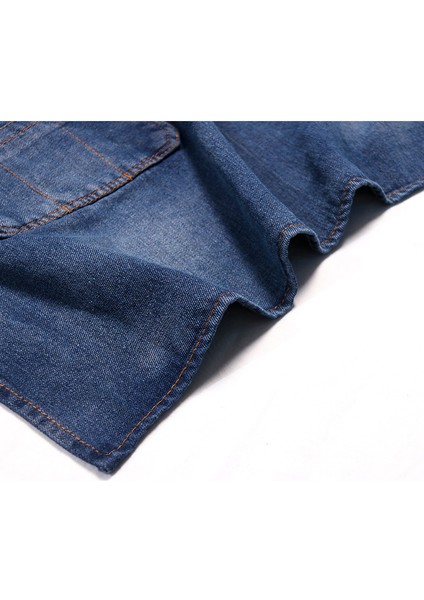 2Wq-46478-004 Stili Kovboy Katı Denim Cep Kuaför Önlüğü Yemek Pişirme Önlük Ev Temizliği Kanvas Usta Önlük Mutfak Aksesuarları Için (Yurt Dışından)