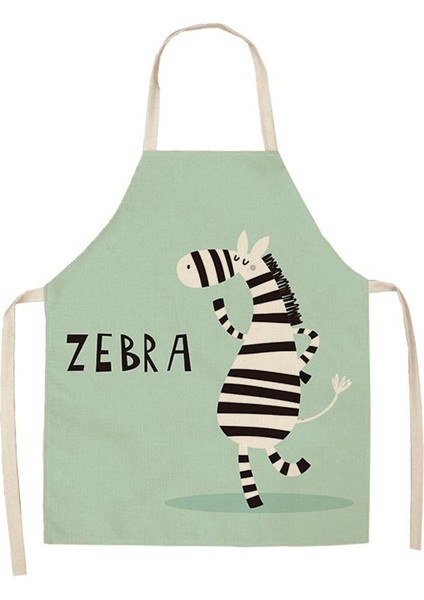 No.10 Tarzı 68X55Cm-Yetışkın Çocuklar Için Karikatür Zebra Alpaka Desenli Önlük - Mutfak Aksesuarları - Pişirme Aksesuarları - Mutfak Önlüğü (Yurt Dışından)